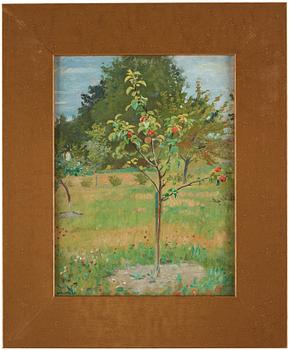 Jenny Nyström, The apple tree.