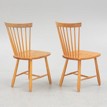 Carl Malmsten, chairs, 8 pcs, "Lilla Åland", Stolab, 1980s.