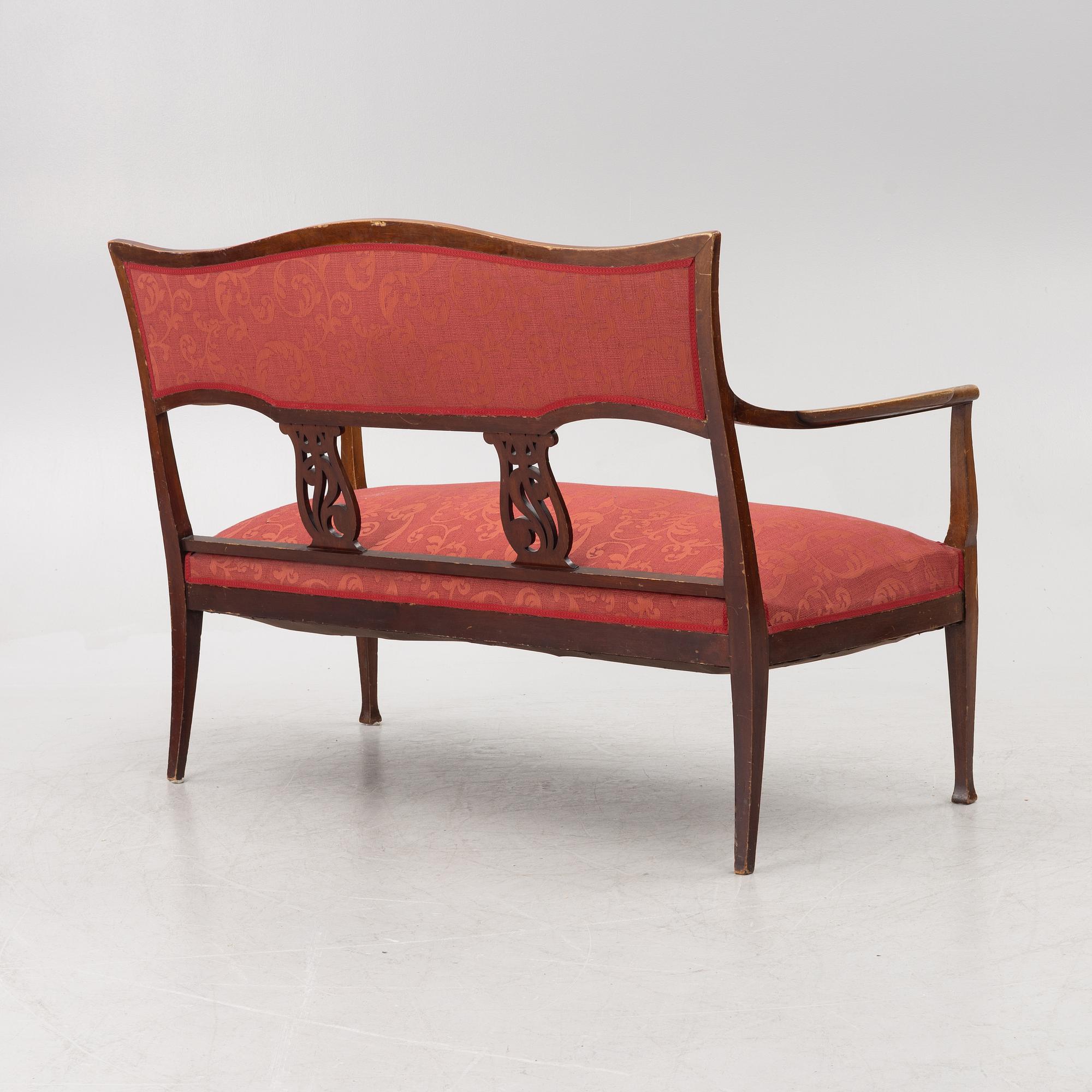 A Jugend sofa, early 20th century.