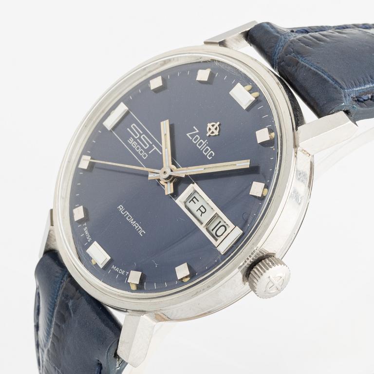 Zodiac, SST 36000, "No-reserve", "High-Beat Collection", wristwatch, 34 mm.