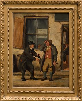 oil on canvas, signed Nicol and dated 1846.