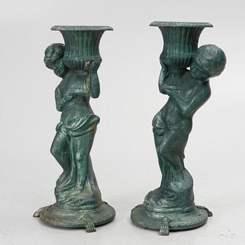 A pair of garden sculptures, late 20th century.