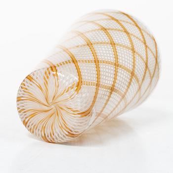 Dino Martens, vas, glas, "Reticello", Aureliano Toso, Murano, Italien.