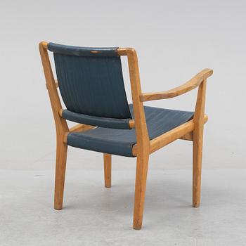 Axel Larsson, an oak armchair, SMF (Svenska Möbelfabrikerna Bodafors), 1930/1940's.
