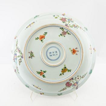 Fat Kina 1900-tal Kangxi-stil porslin.