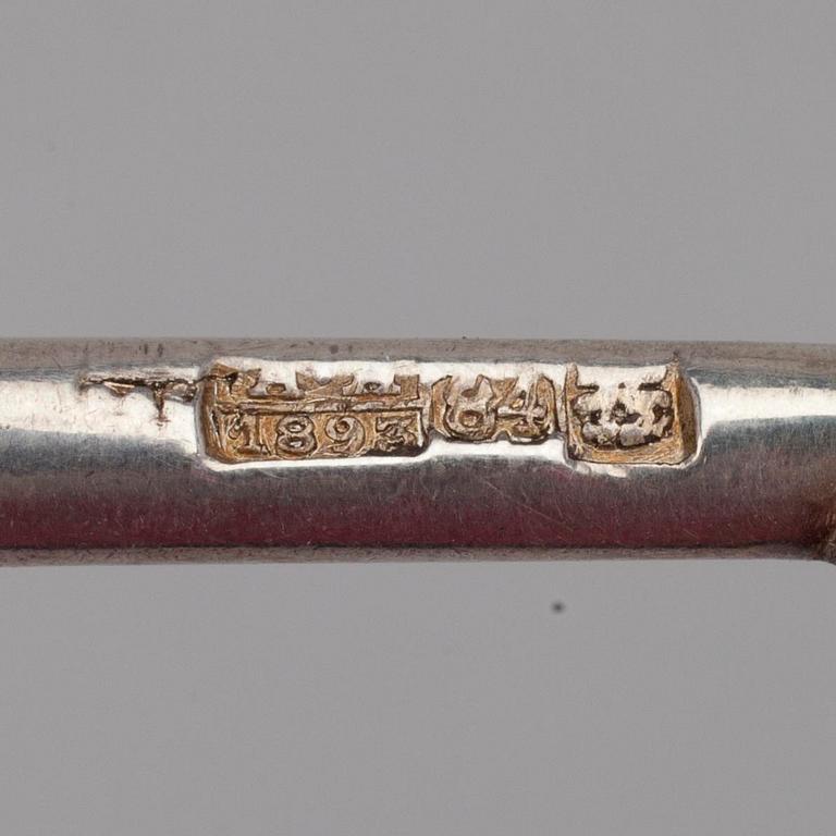 LUSIKKA, hopeaa, Venäjä 1893. Paino 45 g.