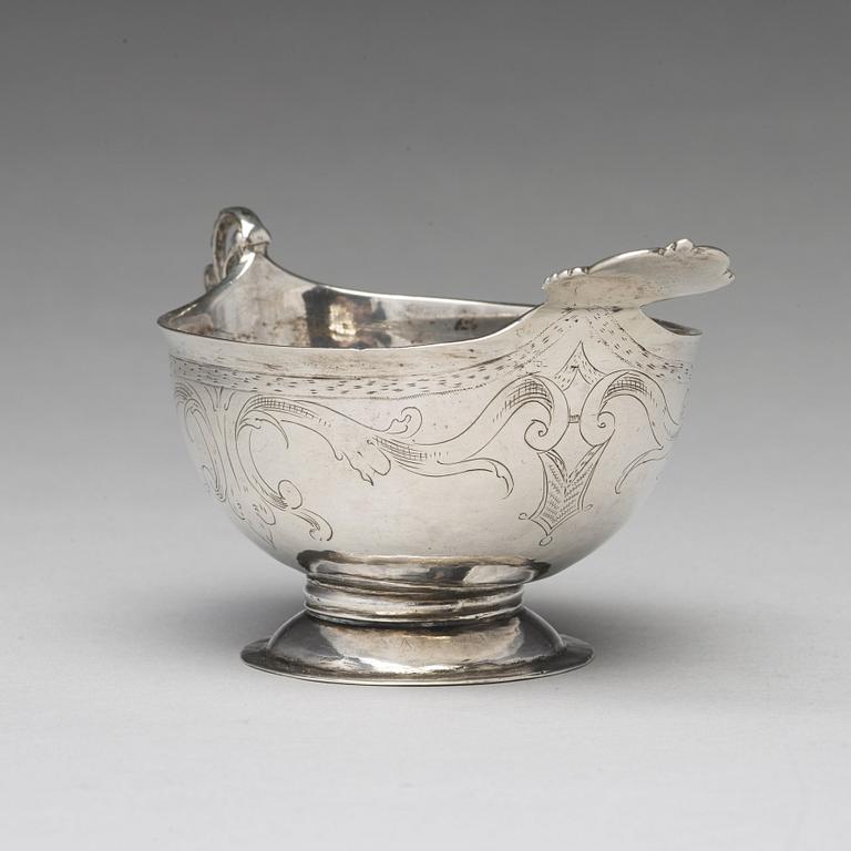 A Swedish 18th century silver brandy-bowl, mark of Johan Rudman, Gävle (1689-1727(1734)).