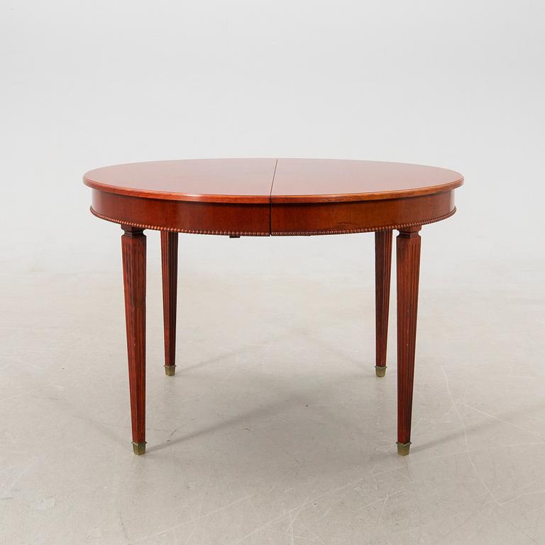 Dining table, Gustavian style, mid-20th century.