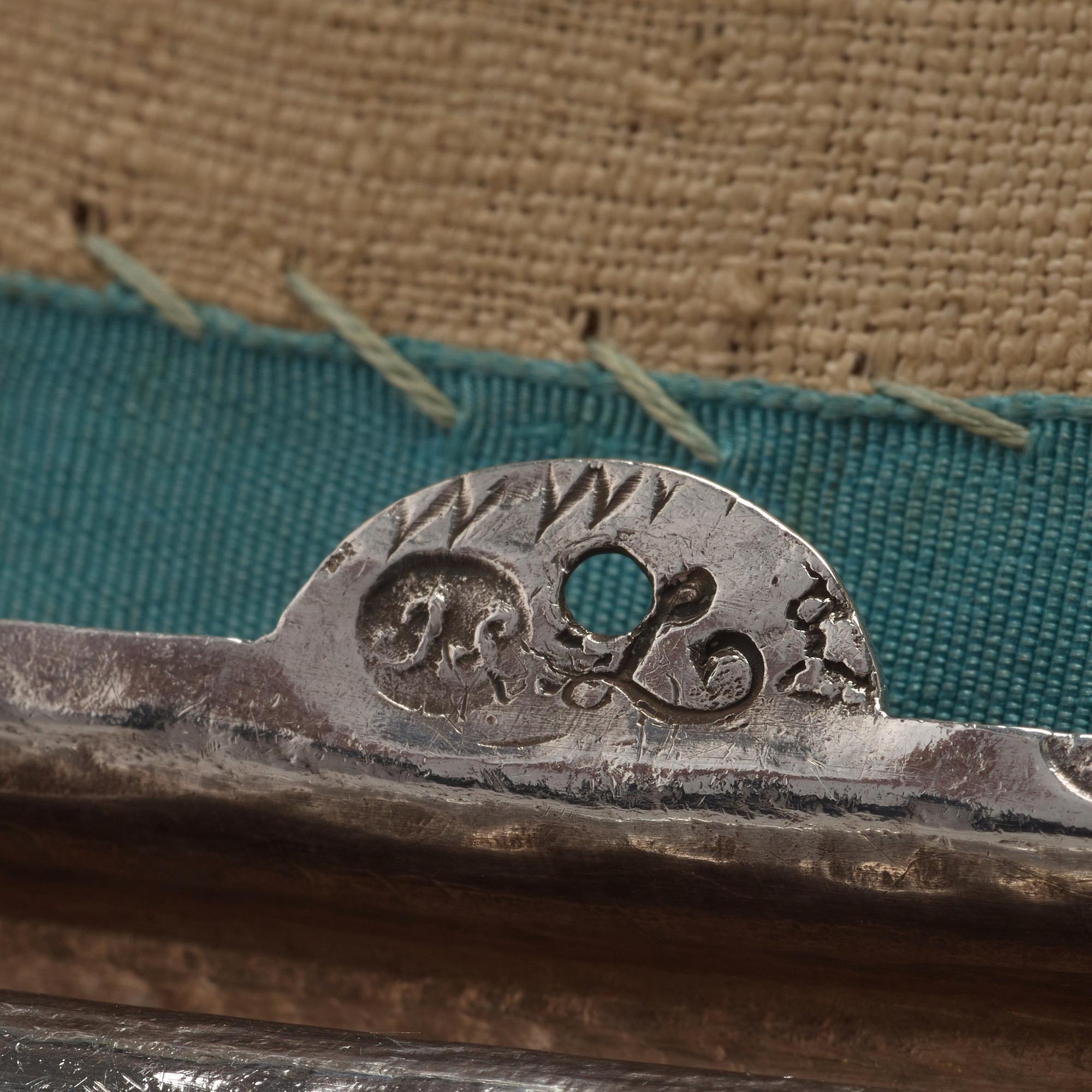 A Swedish 18th century 7 piece silver toilet service, mark of Johan Lorenz Starin, Stockholm 1736.