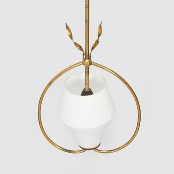 A mid-20th century pendant lamp for Idman.
