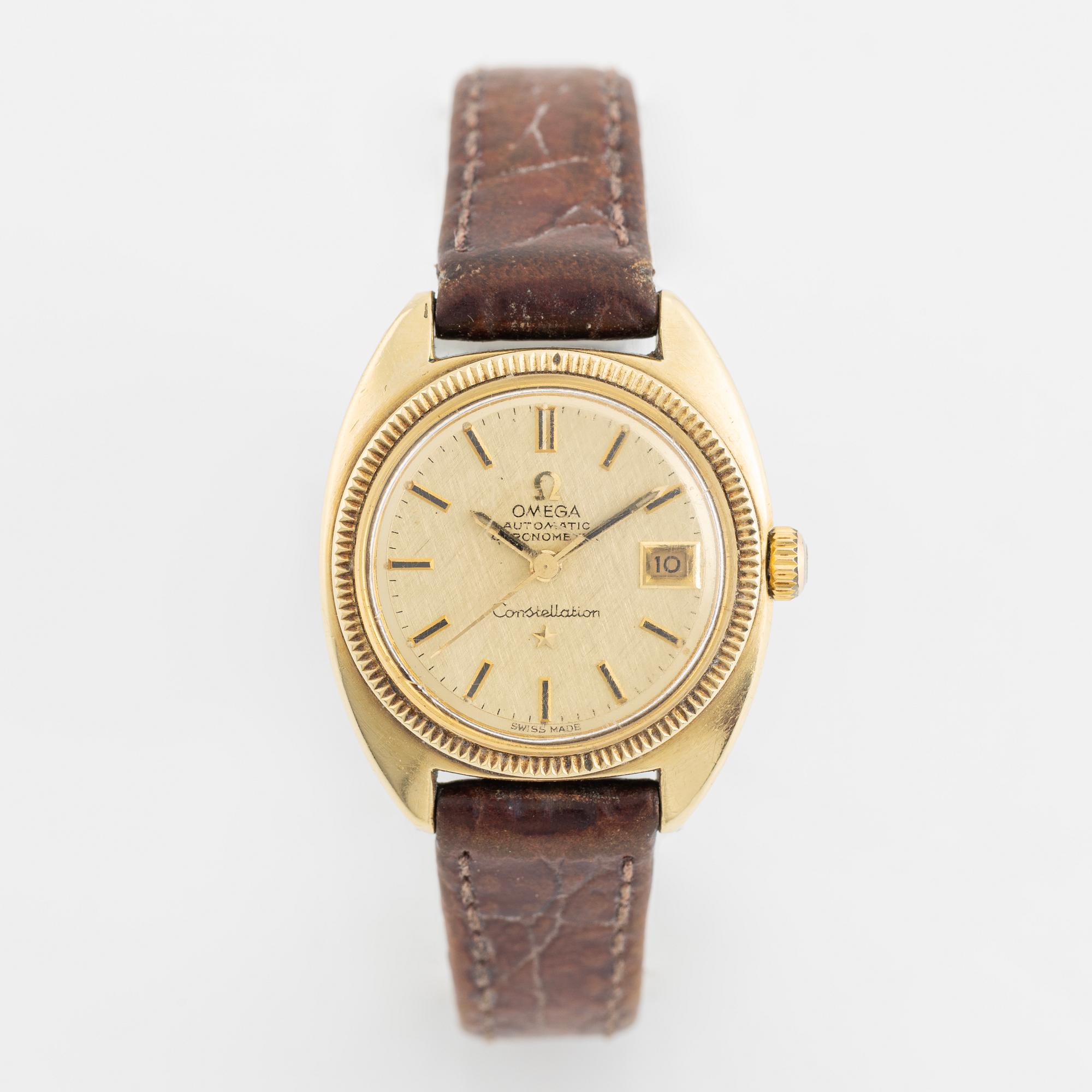 Omega, Constellation, "C", Chronometer, armbandsur, 24,5 mm.