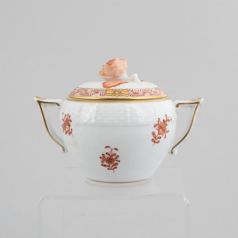 15 pieces of Herend porcelain, Hungary, 20th century.