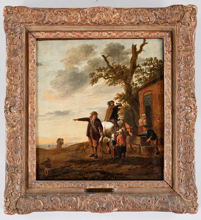 CORNELIS DUSART. Olja på pannå.