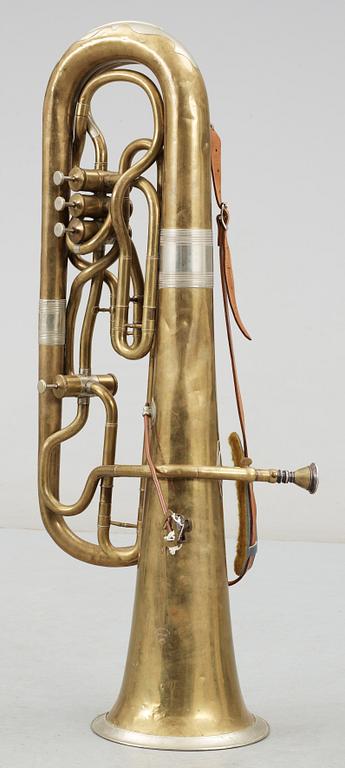 TUBA, mässing, Ahlberg&Olsson Stockholm 1900-talets första hälft.
