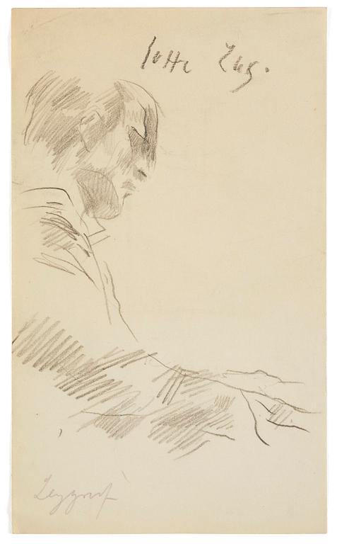 Lotte Laserstein, Pianist.