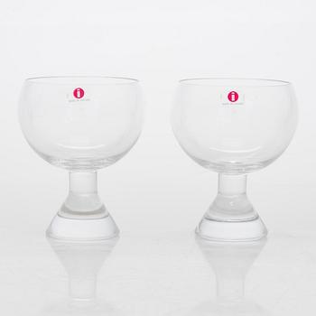 Tapio Wirkkala, dricksglas, 8 kpl, 275 års jubileumsglas, Iittala, 1956.