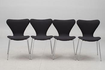 STOLAR, 4st, "Sjuan", Arne Jacobsen, Fritz Hansen.