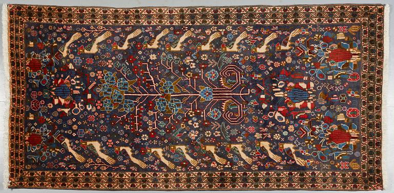 MATTA, Belutch, modern tillverkning, 208 x 103 cm.