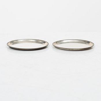 Coasters, silver 835, 20th century (13 pcs).