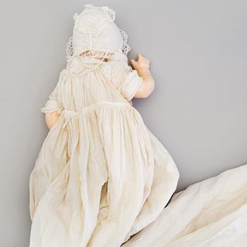 A bisque head baby doll,  Swaine&Co, early 20th century.