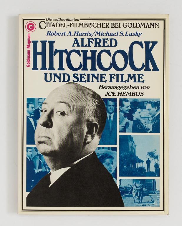 BÖCKER, 4 st, "Academy Awards Illustrated", "The Frozen Image", "Die James Bond filme", "A.Hitchcock und seine filme".