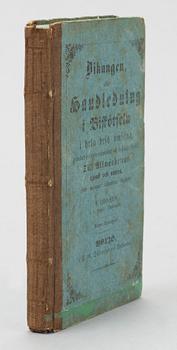 BOK, "Bikungen eller handledning i bisötseln i hela dess omfång...", av Samuel Linnaeus, Växjö 1858.