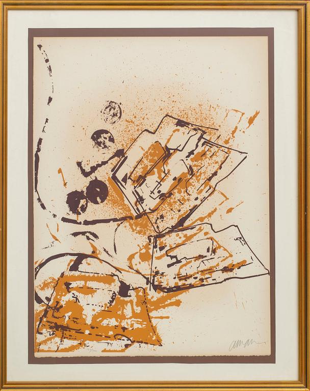 FERNANDEZ ARMAN, lithograph, signed and numbered 124/300.