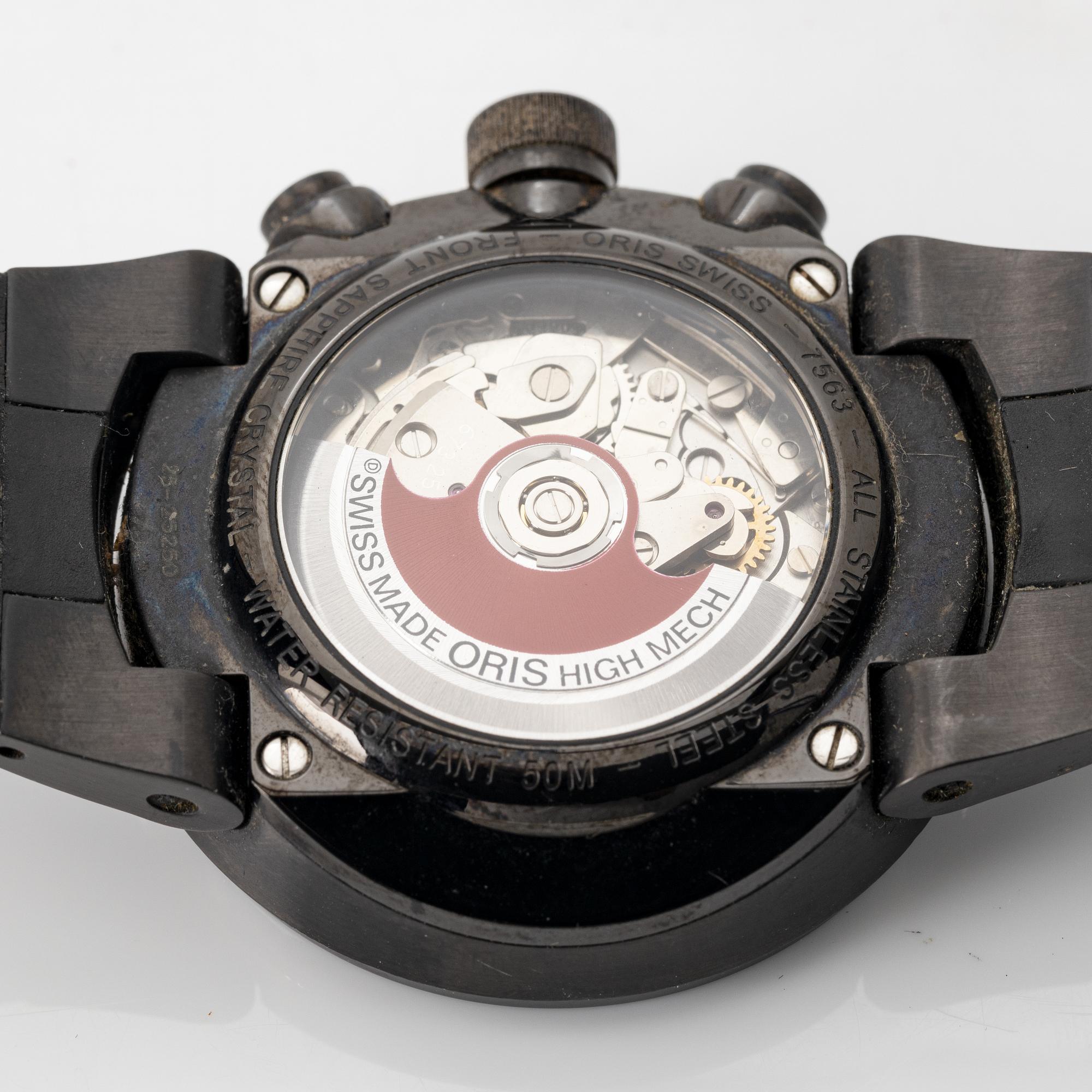 Oris, Williams F1 Team, chronograph, wristwatch, 45 mm.