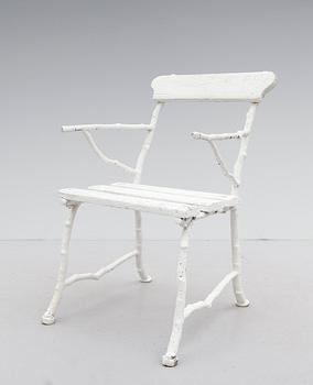 TRÄDGÅRDSSTOL, omkring år 1900.