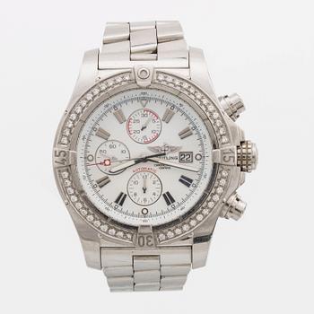 BREITLING, Super Avenger kronograf, armbandsur, 49 mm.