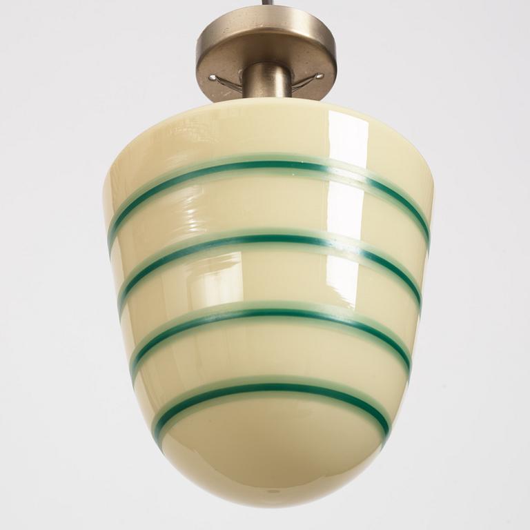 Harald Notini, a ceiling lamp, model "10836", Arvid Böhlmarks Lampfabrik, 1930s-40s.