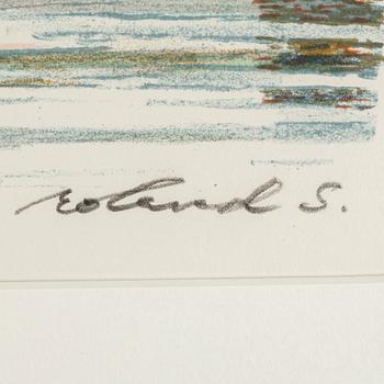 ROLAND SVENSSON, lithograph in colours, signed 294/350.