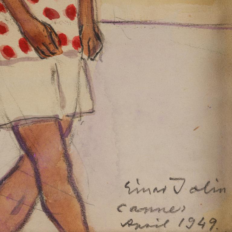 Einar Jolin, By the promenade.