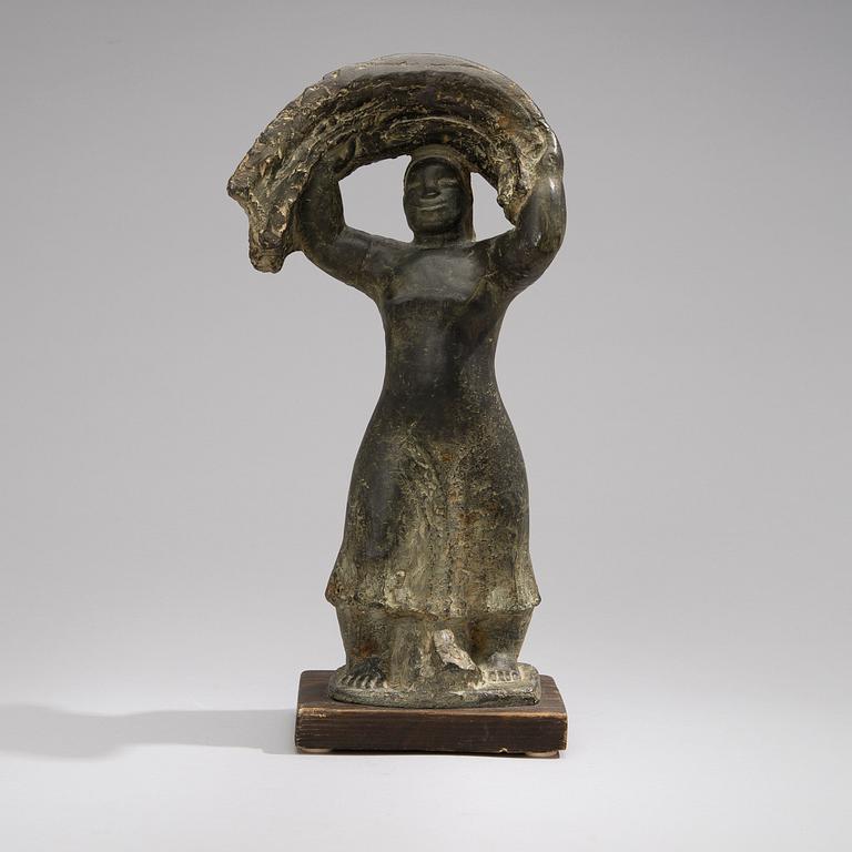 RAKEL KOIVISTO, skulptur, bly, signerad RK.