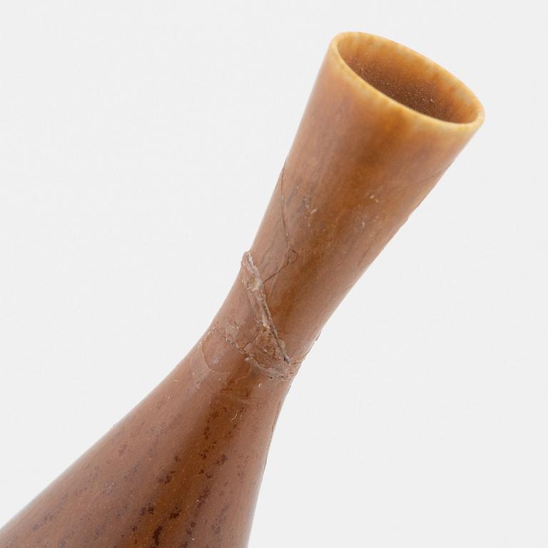 Berndt Friberg, a set of two miniature vases and a bowl, Gustavsberg studio, Sweden 1957.