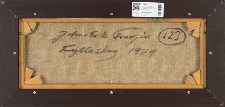 John-E Franzén, oil on canvas, signed and dated 1979. Dated Fylleskog 1979 verso.