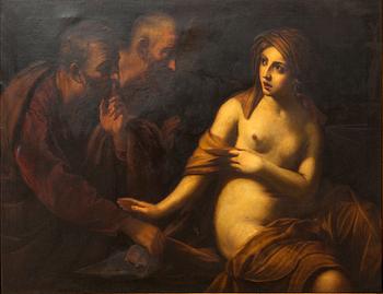 Guido Reni, efter, olja på duk, 1800-tal, signerad i övre högra hörnet.