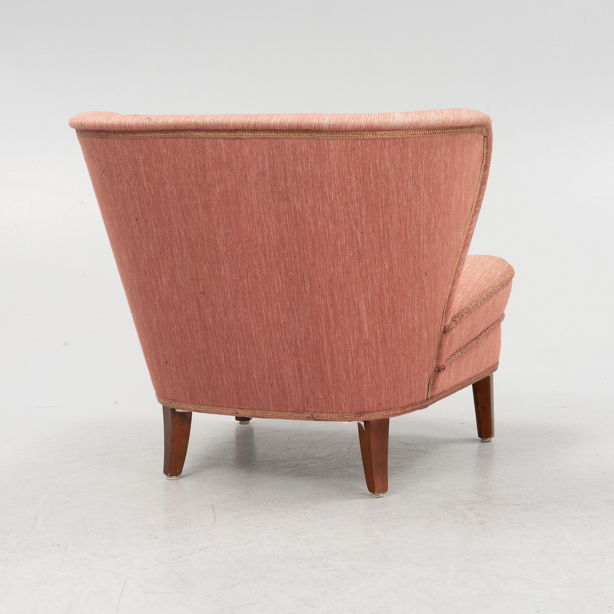 Gösta Jonsson, fåtölj, Swedish Modern, 1940-tal.