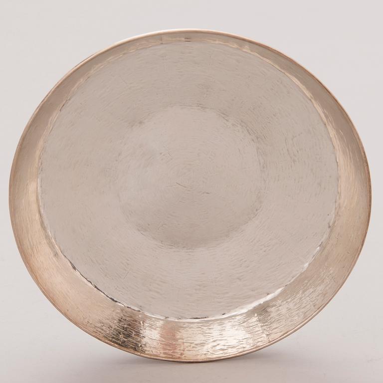 TAPIO WIRKKALA,  skål,  silver (925), stämplad TW, Hopeakeskus, Tavastehus 1969.