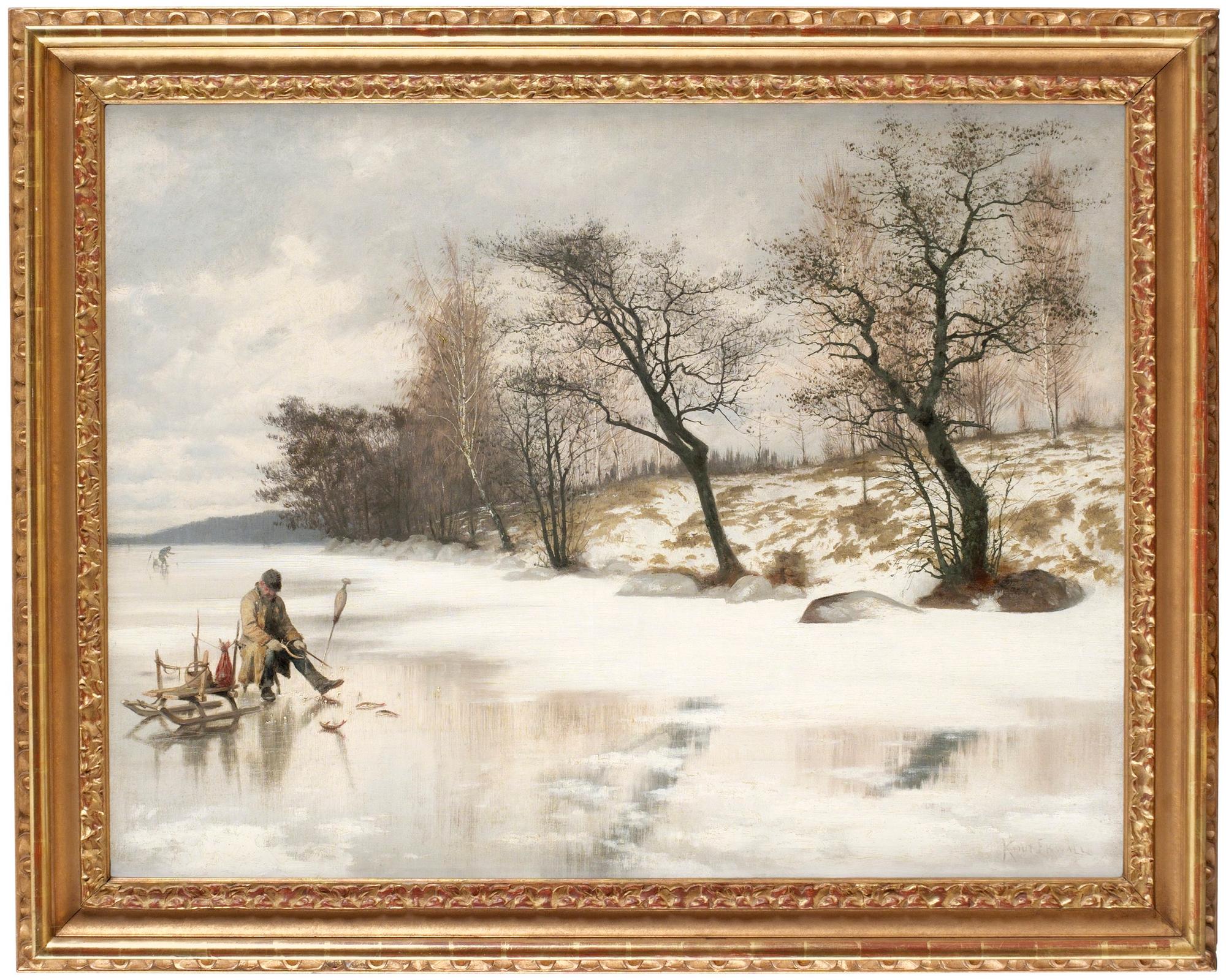 Knut Ekwall, Vinterfiske.