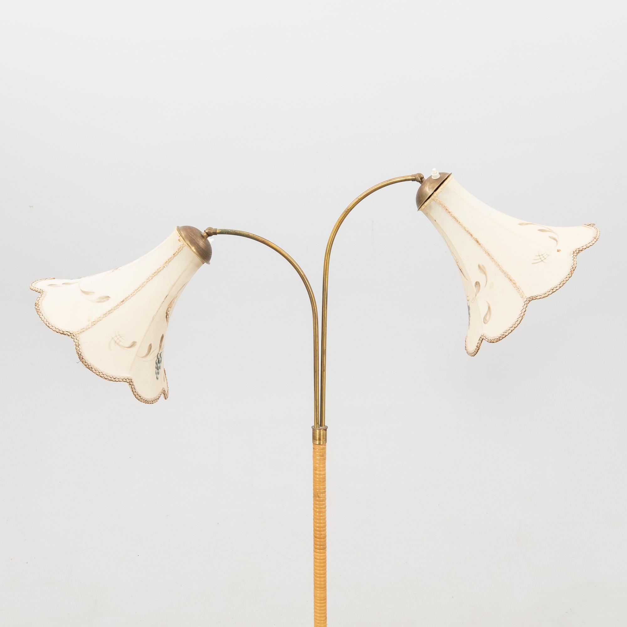 Floor lamp, 1940s.