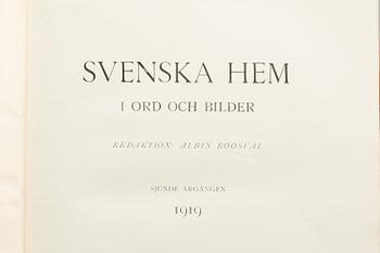 BOKVERK, "Svenska hem i ord och bild" 1-13. Albin Roosval, Stockholm.
