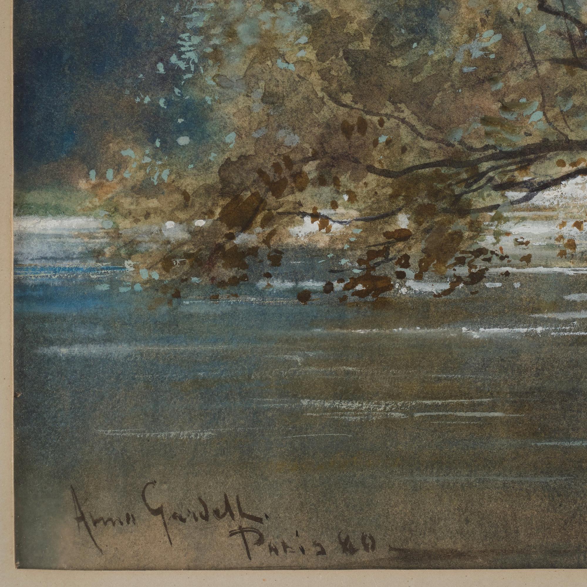 Anna Gardell-Ericson, By the water in Paris.