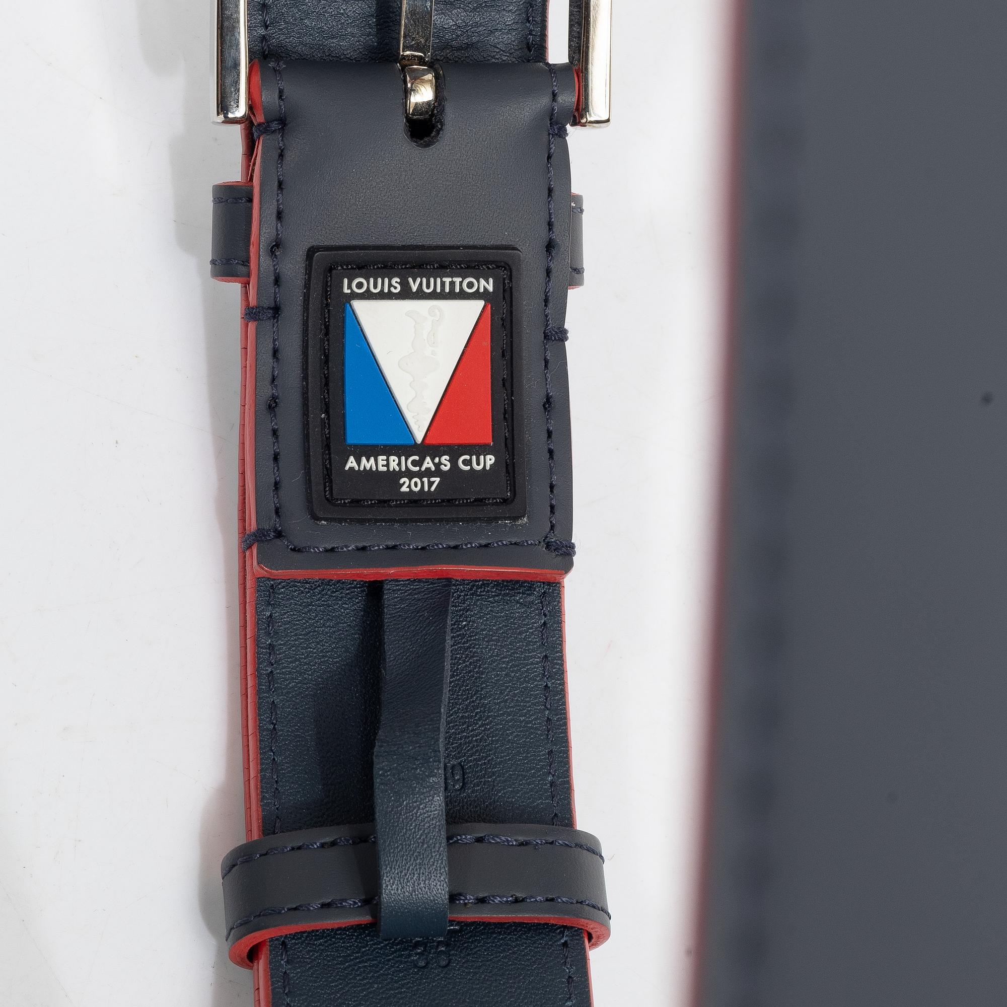 Louis Vuitton, Belt, America's Cup 2017, size 90.