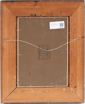 OKÄND KONSTNÄR, olja på pannå, signerad W Meurman o daterad 1912.