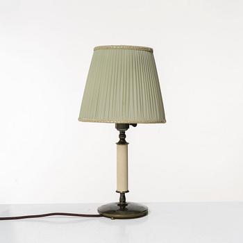 Harald Notini, a table lamp model "6930", Arvid Böhlmarks Lampfabrik, Stockholm, 1920s-30s.