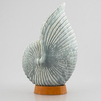 Gunnar Nylund, skulptur, "Gondolsnäcka", Rörstrand.