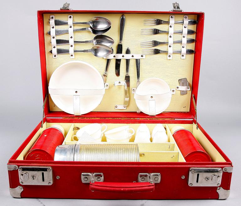 PICKNICKVÄSKA, 1950/60-tal.