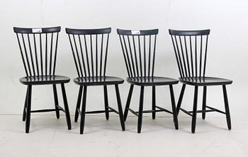 STOLAR, 4 st, "Lilla Åland", Carl Malmsten, Nyckelverkstäderna.