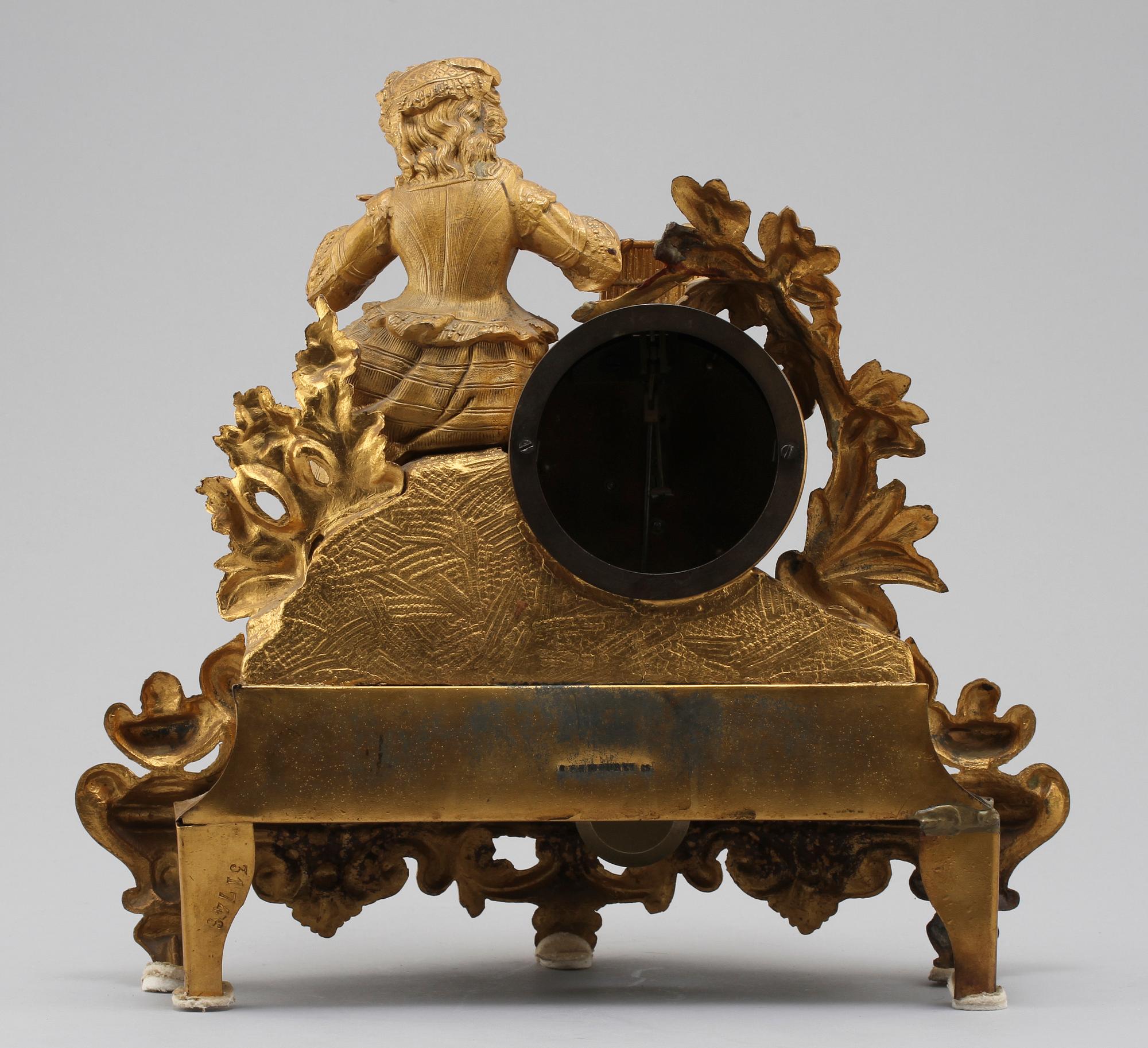 BORDSPENDYL, Frankrike, Philip Mourey, omkring sekelskiftet 1800/1900.